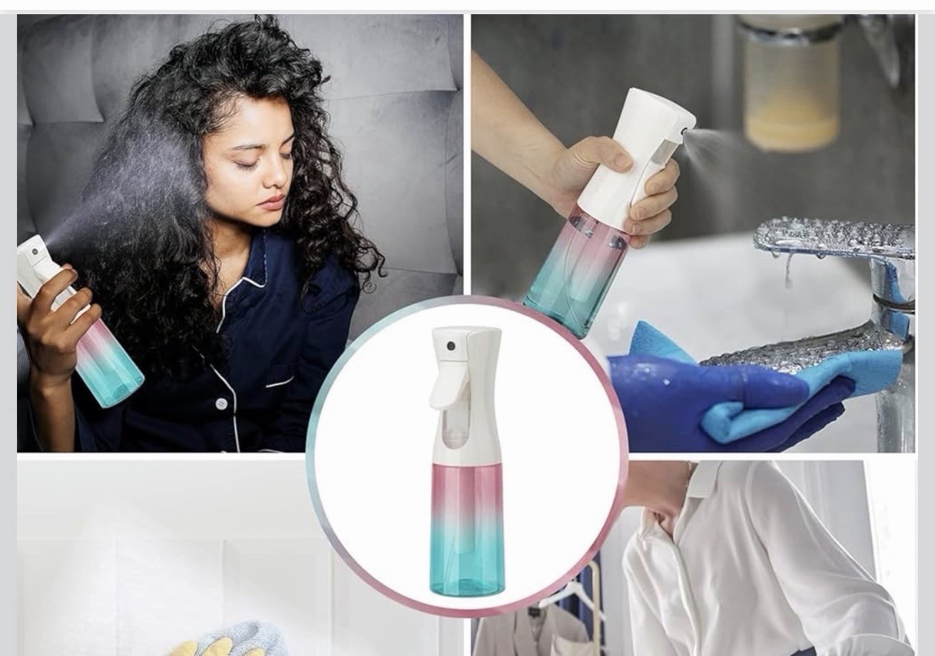 Gradient Modern Spray Bottle for General Purpose Household Cleaning