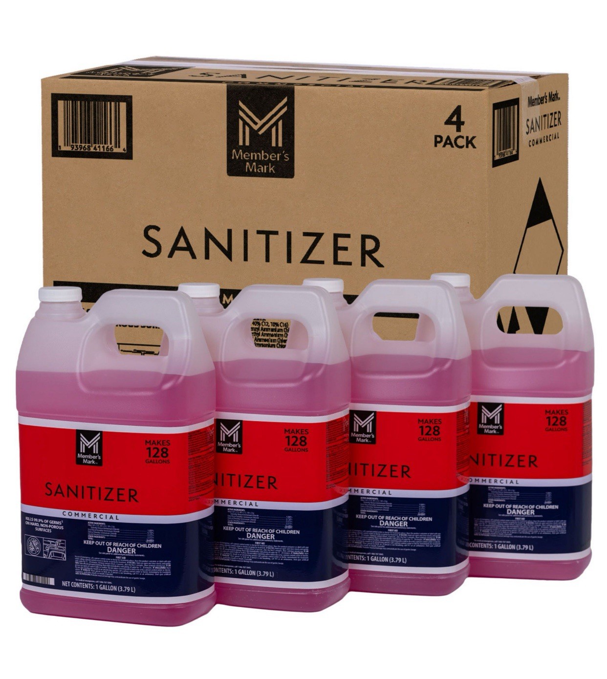 Member’s Mark Commercial No Rinse Cleaner ( 1 gal., 4 pk.)