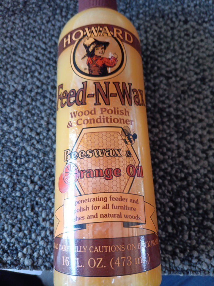 Howard Feed-N-Wax Wood Polish and Conditioner 16 Fl Oz (Pack of 1) Orange New