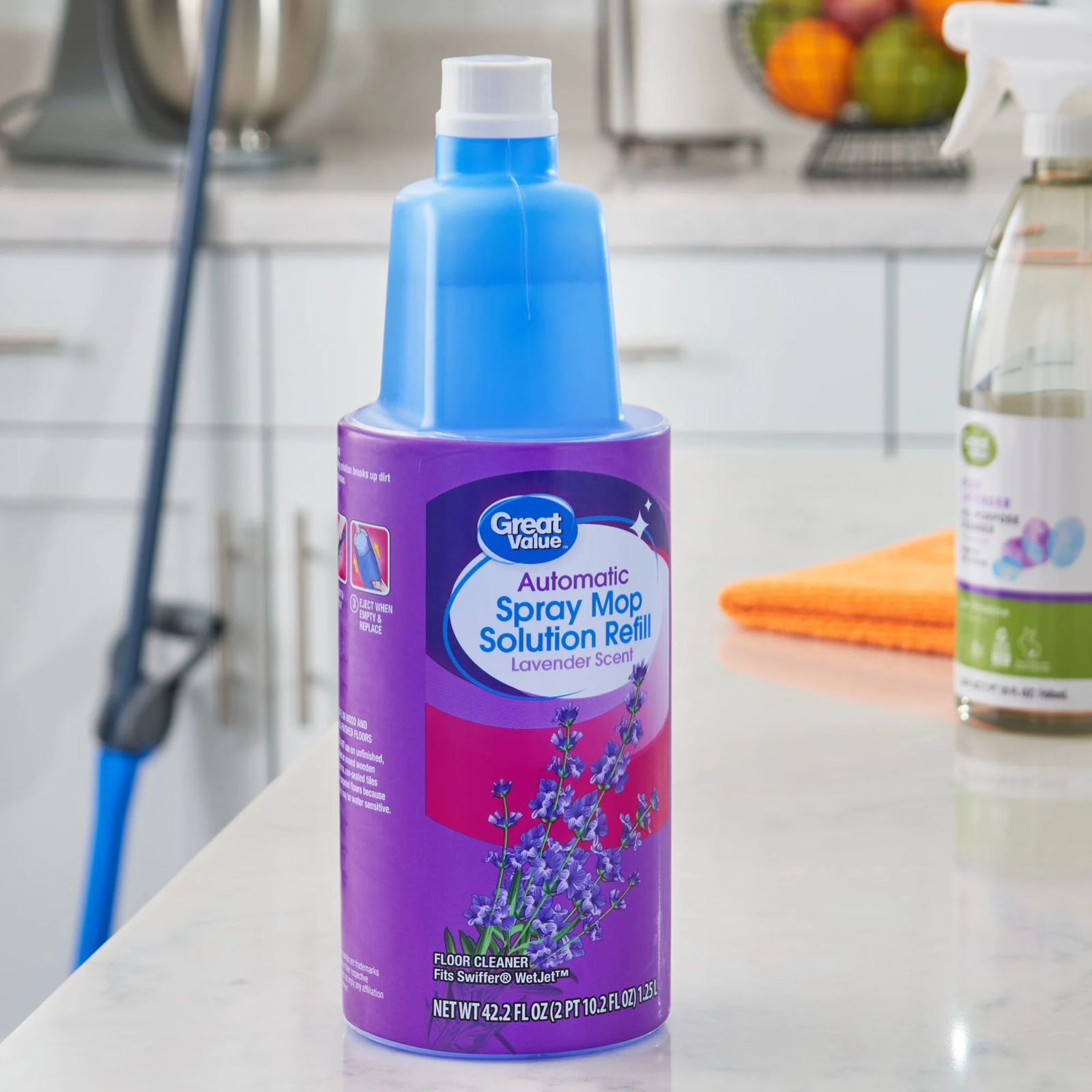 Auto Spray Mop Floor Cleaning Solution Refill, 42 fl oz Lavender Scent, 1 Count