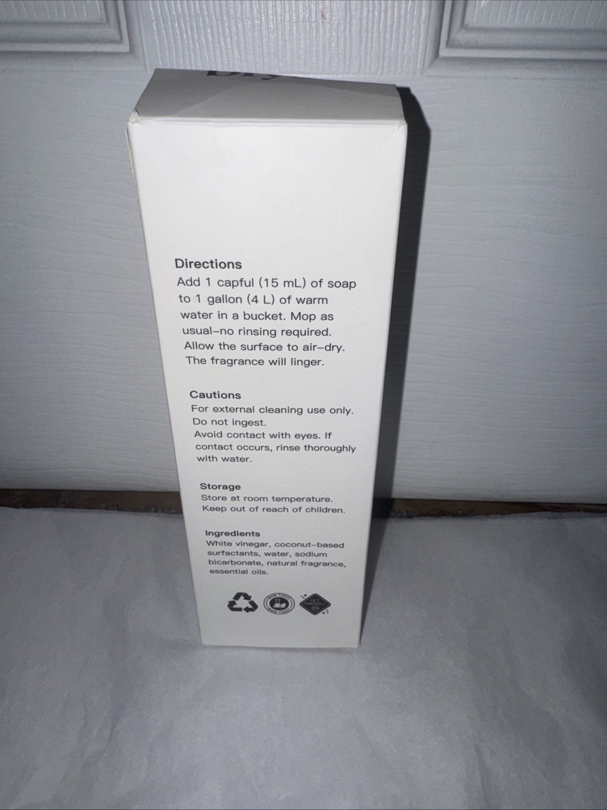 Blyss Mop Soap Sun washed Linen 16.9 Fluid Oz