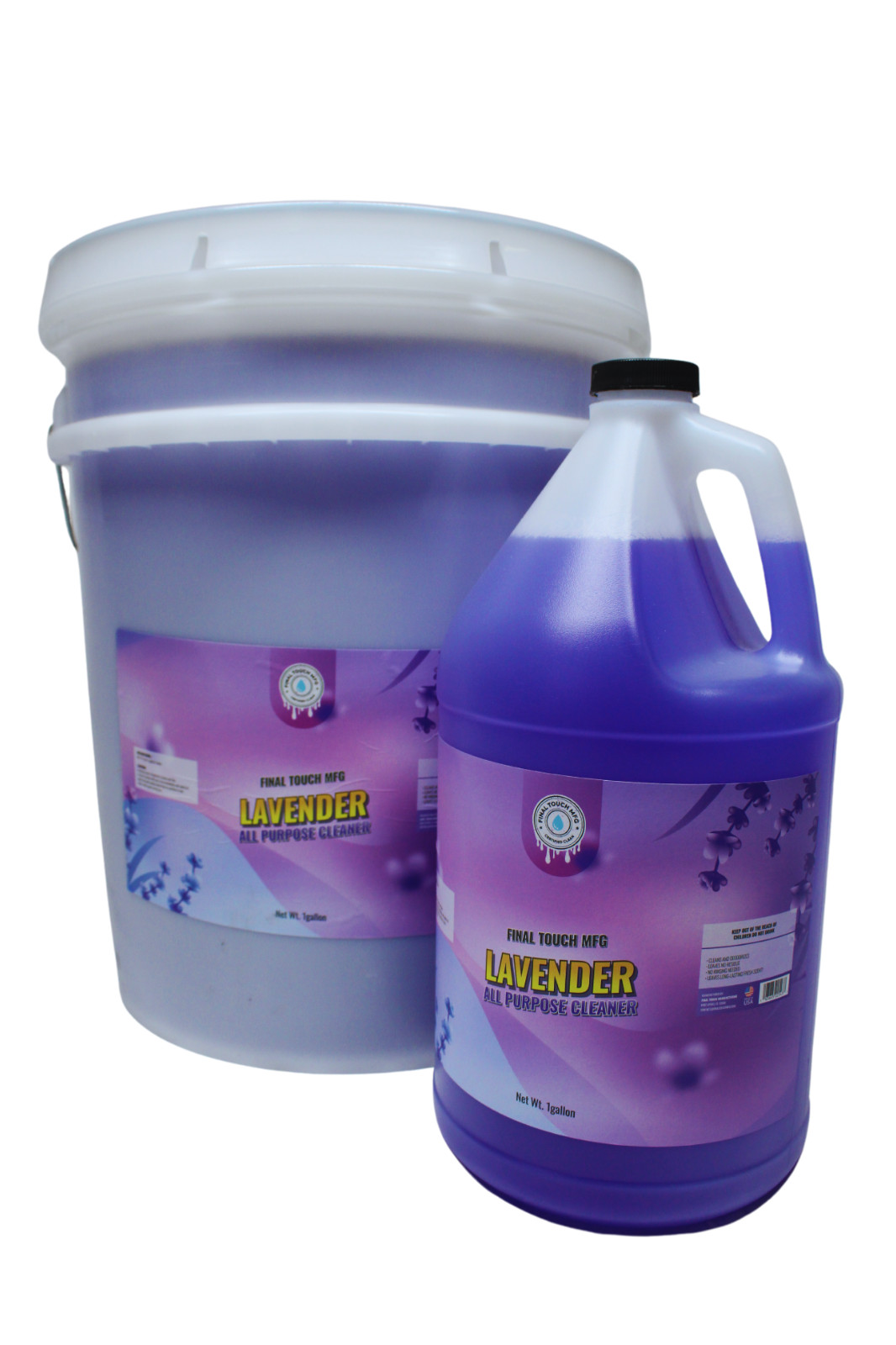 Powerful Lavender Scented Multi-Surface Cleaner – 5X Cleaning Strength, 5 Gallon