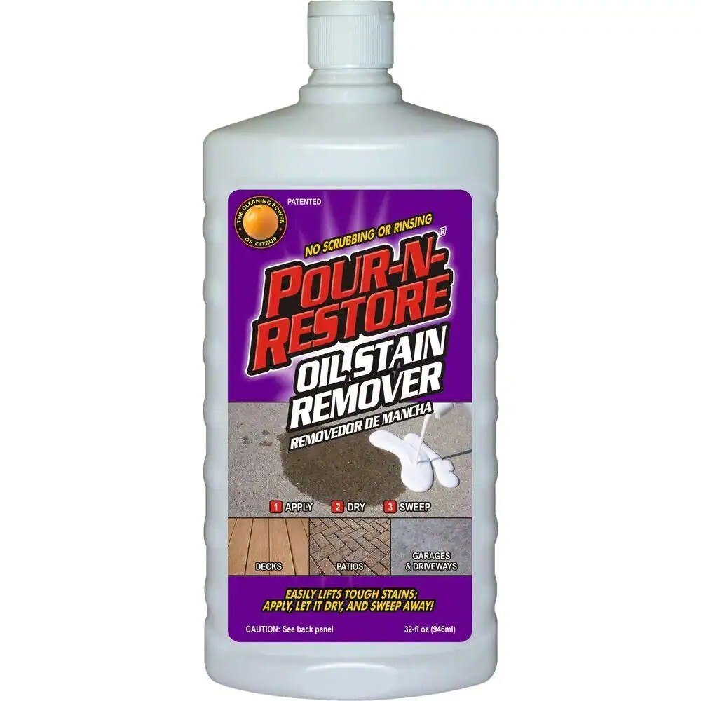 Oil Stain Remover Pour-N-Restore No scrubbing 32oz