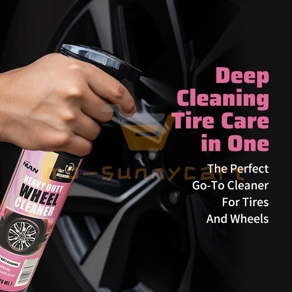 1-3Pack 270ml Powerful Wheel Cleaner Repair Polishing Car Rim Tire Cleaning Kit