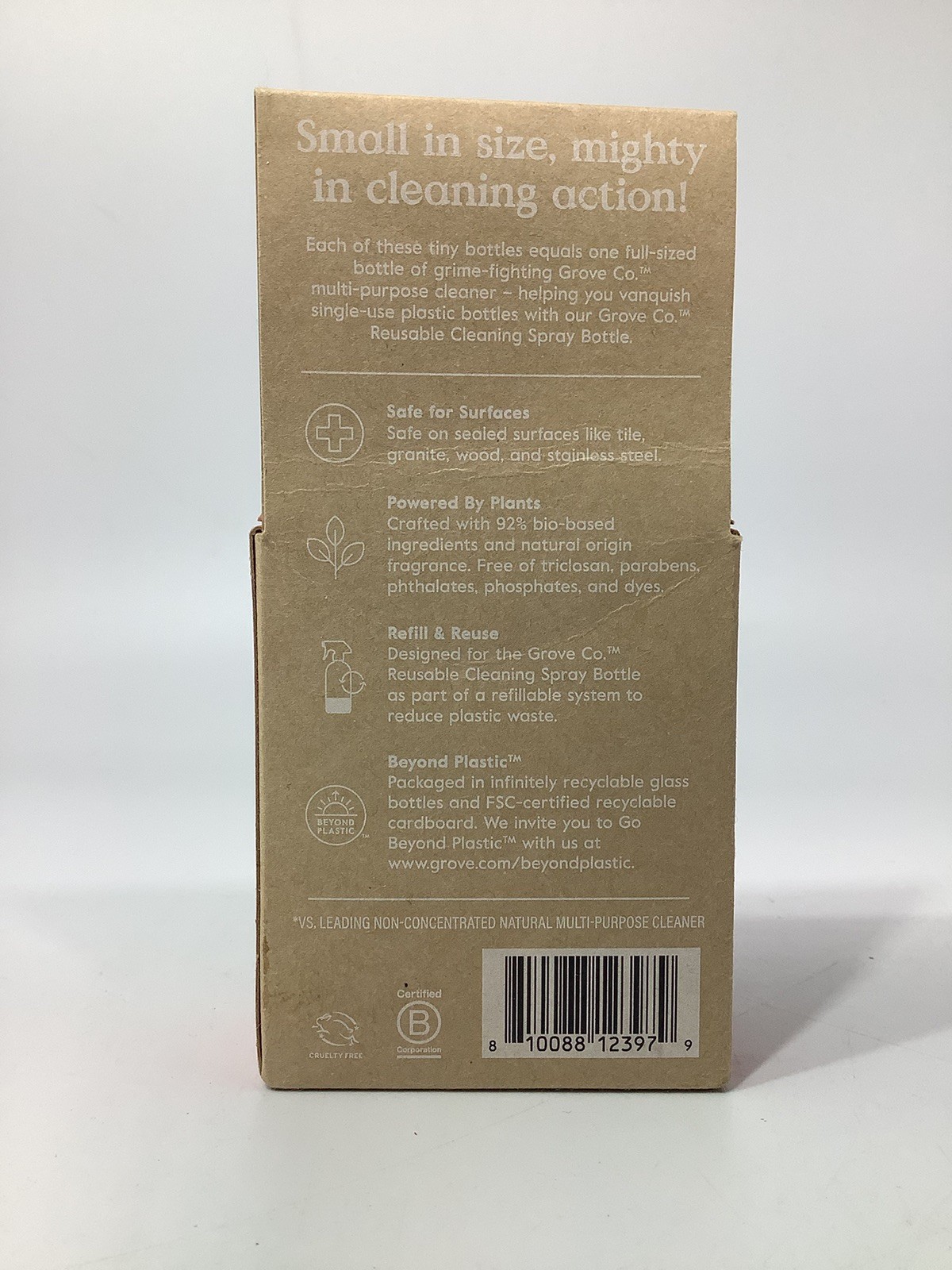 Grove Co. Multi-Purpose Cleaner Concentrate Lavender Blossom & Thyme 1 Fl Oz