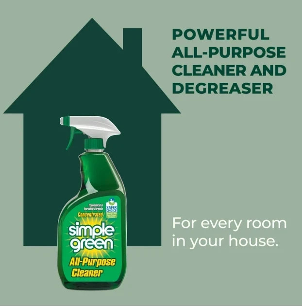 Simple Green All-Purpose Cleaner Concentrate, Spray Bottle, Original, 32 fl. Oz