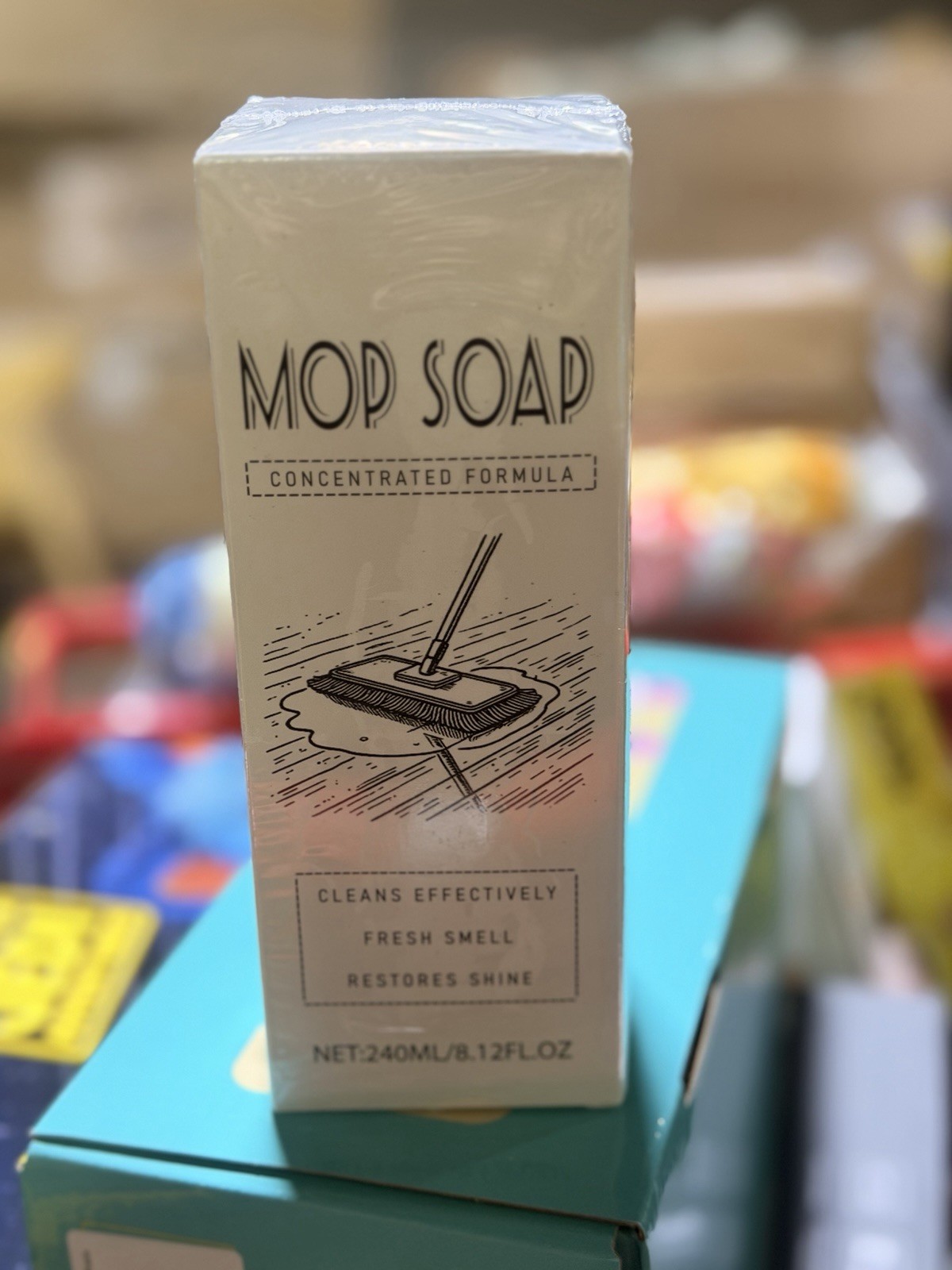 Highly Scented Mop Soap Fresh Scent for Floor Cleaning Concentrated 240mL Sealed