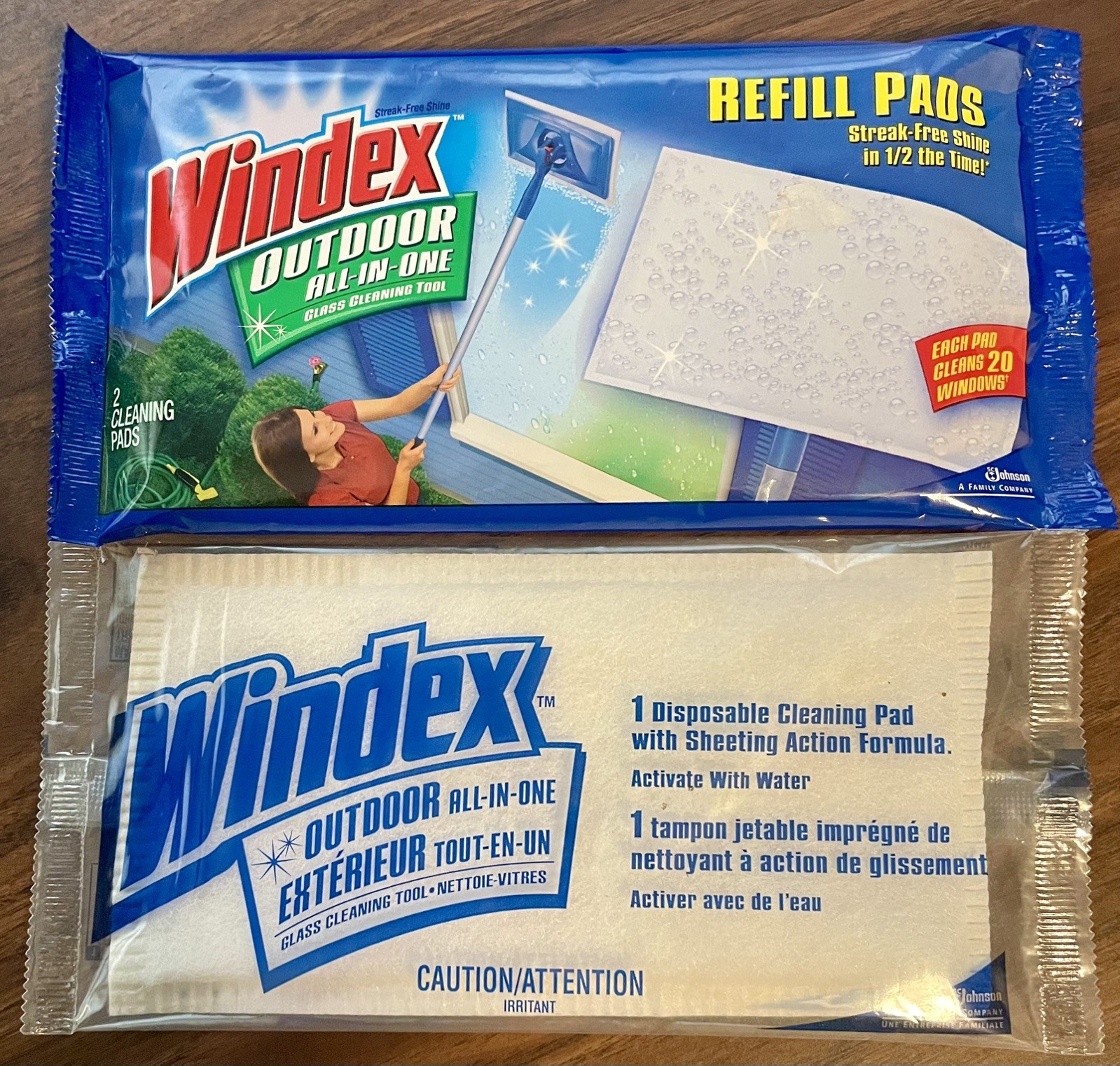 Windex Outdoor Refill Pads for Cleaning Glass – 3 Pads