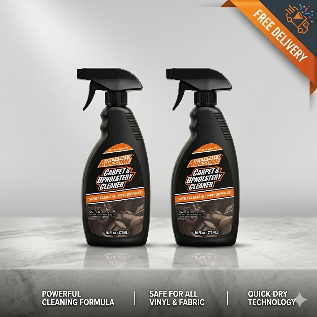 Carpet & Upholstery Cleaner Spray 2 Pack Multi Surface Stain Remover