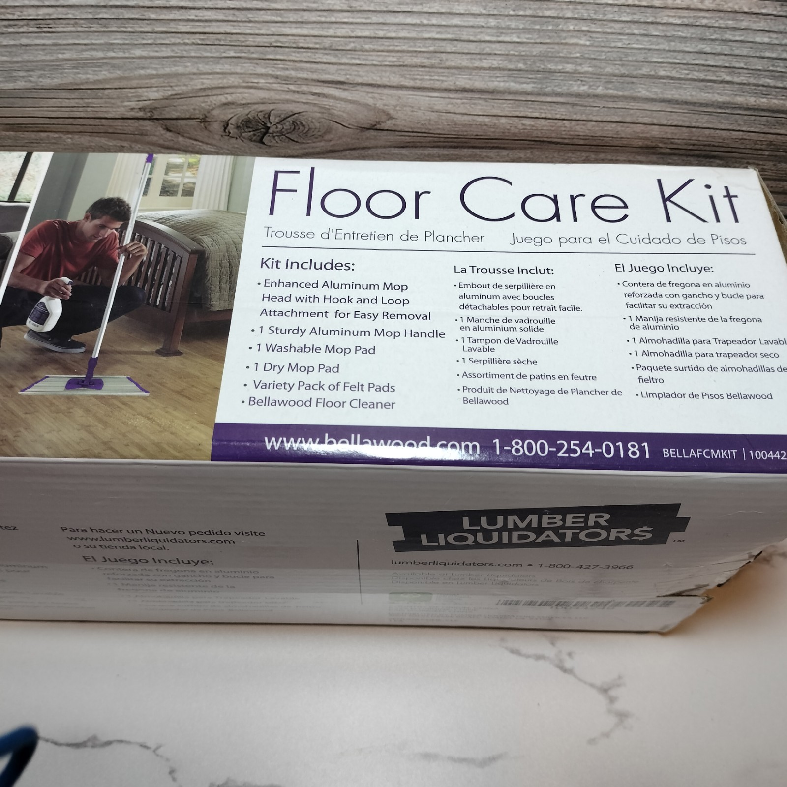 Bellawood Floor Care Maintenance Kit Hardwood Laminate Vinyl Cleaner 10044249