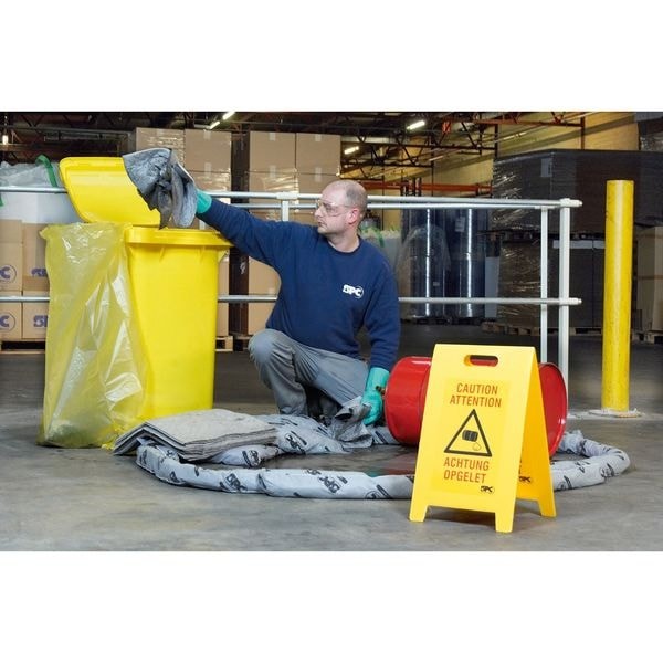 Brady Sko-55 Spill Kit, 40 Gal Volume Absorbed Per Kit, 55 Gal Capacity, Drum,