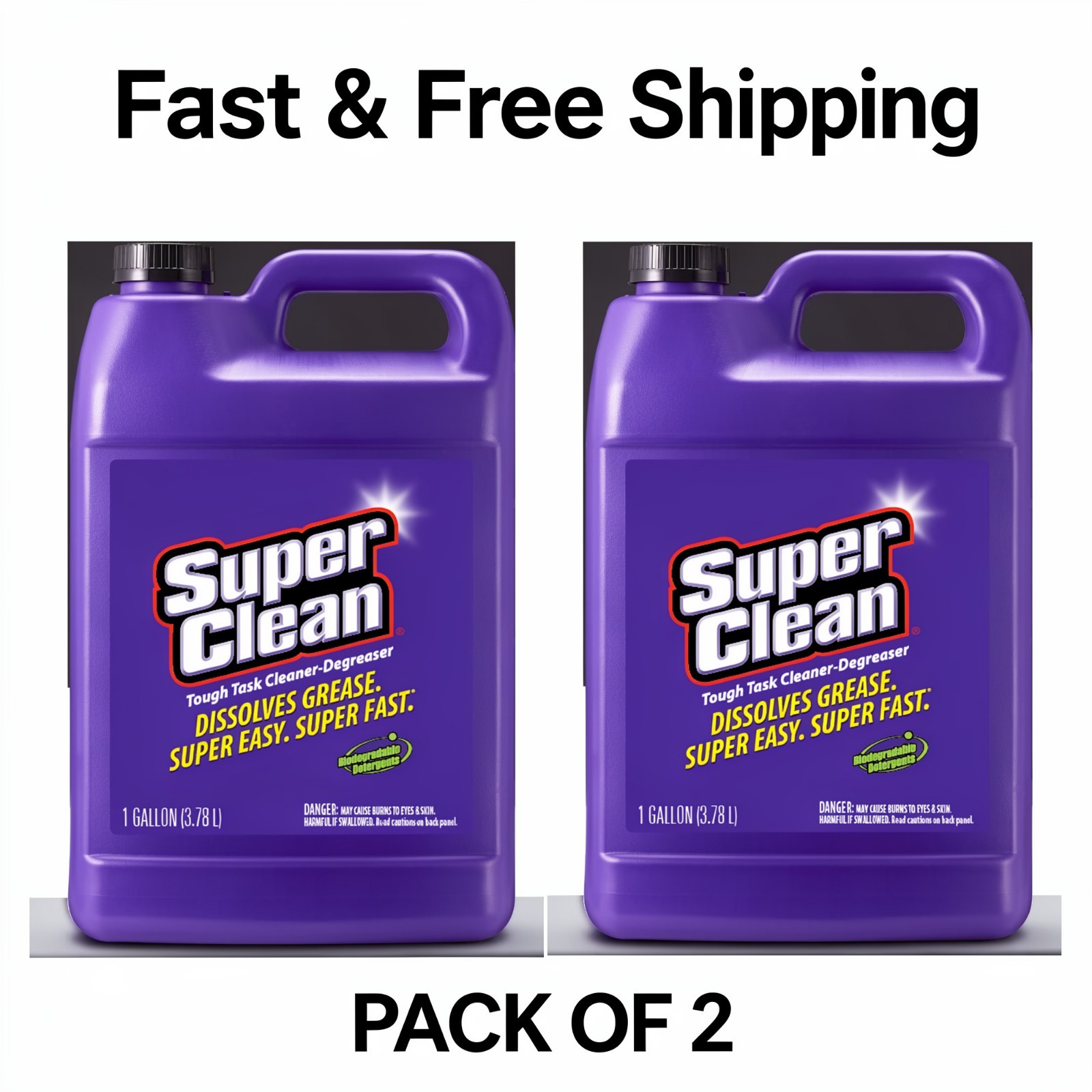 Super Clean Tough Task Cleaner-Degreaser – 1 Gallon | 128 Fluid Ounces