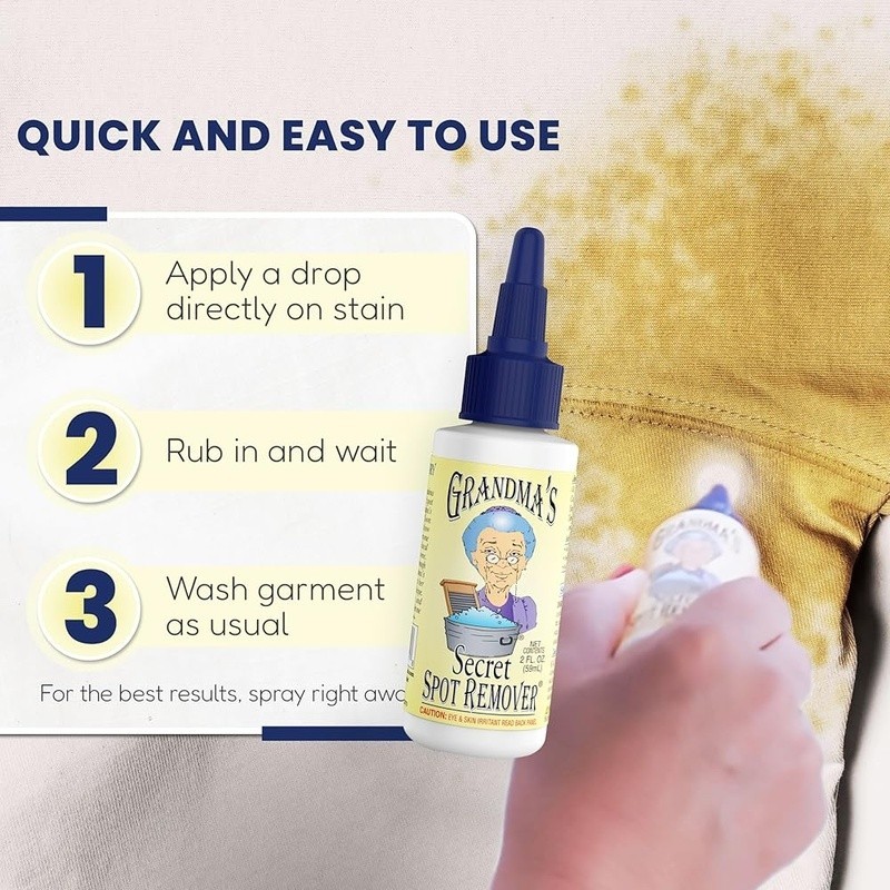 Natural Stain Remover Clothes Effective on Baby Food Blood Grease Pet Stains New