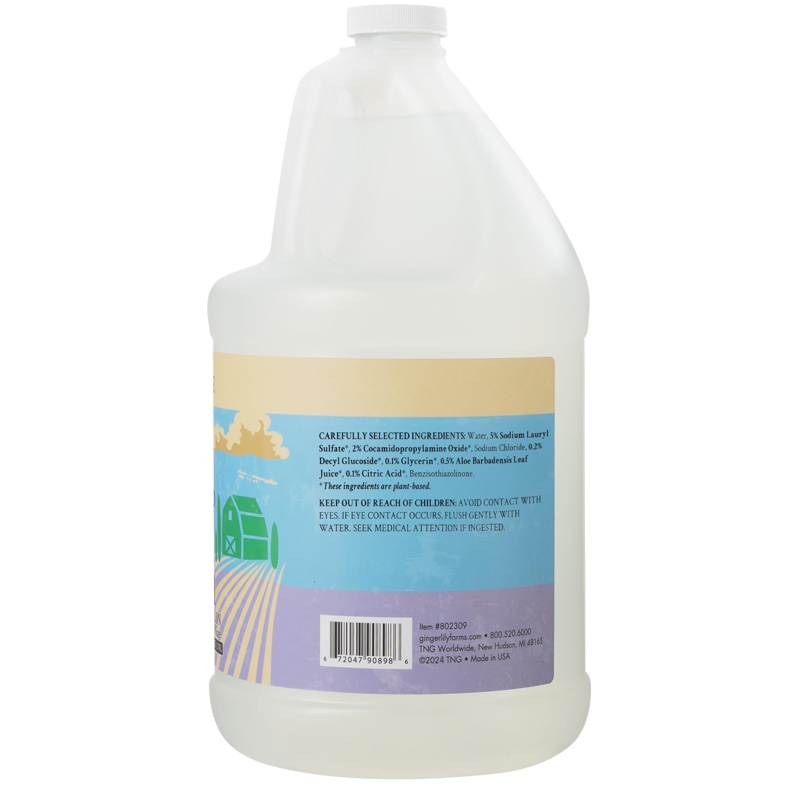 Ginger Lily Farms Botanicals PlantBased Liquid Dish Soap, Concentrated Formul…