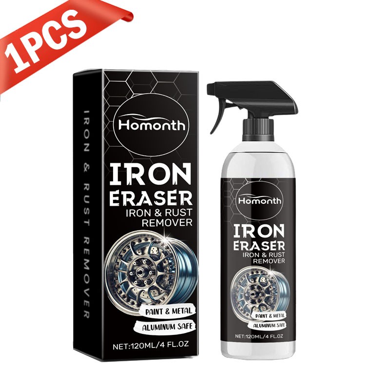 5x Iron Eraser Rust Remover Spray, Car Wheel Paint Brake Dust Fast Cleaner 120ml
