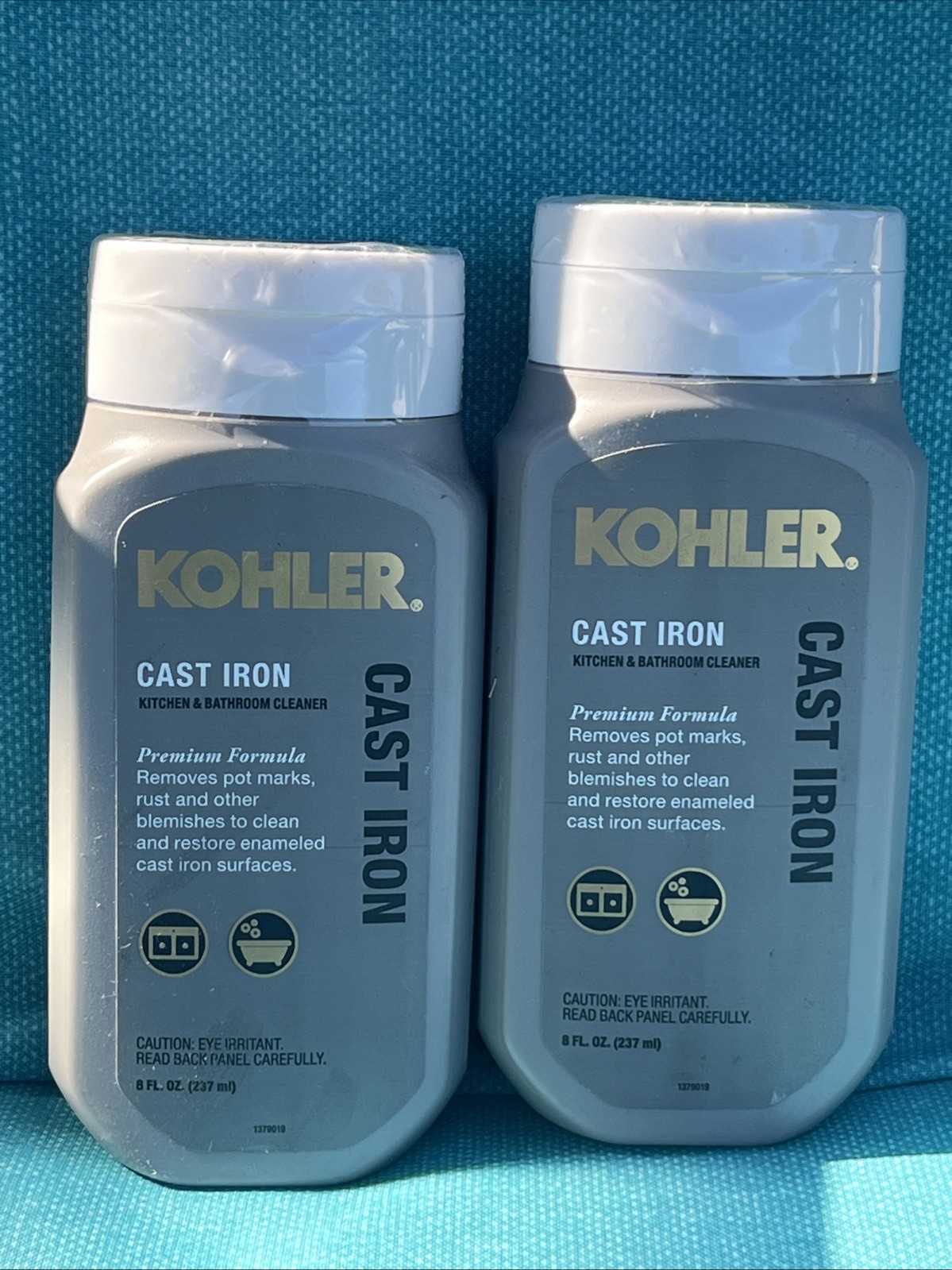 Kohler K-23730-NA Neoroc Cleaner, 8 Fluid_Ounces 2 Bottles Clean Polish Protec