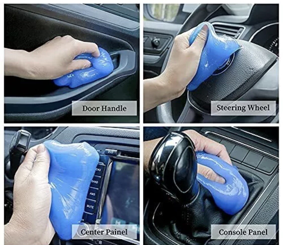 SUPER CLEAN MAGIC GEL Car & Auto Detailing, Keyboard Dust Cleaner Reusable