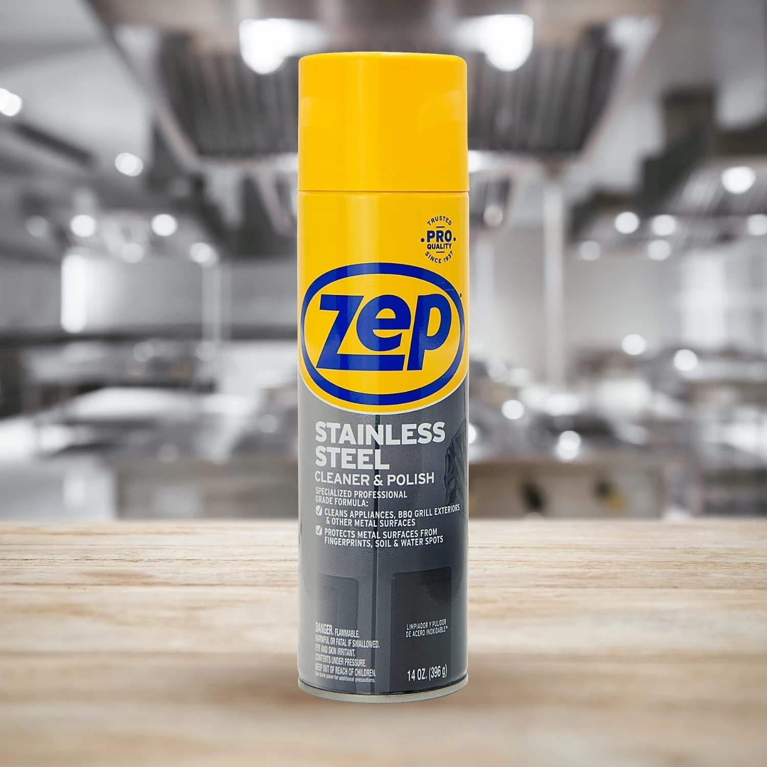 Zep Stainless Steel Cleaner and Polish 14 Ounces – ZUSSTL14 – Protects Metal Sur