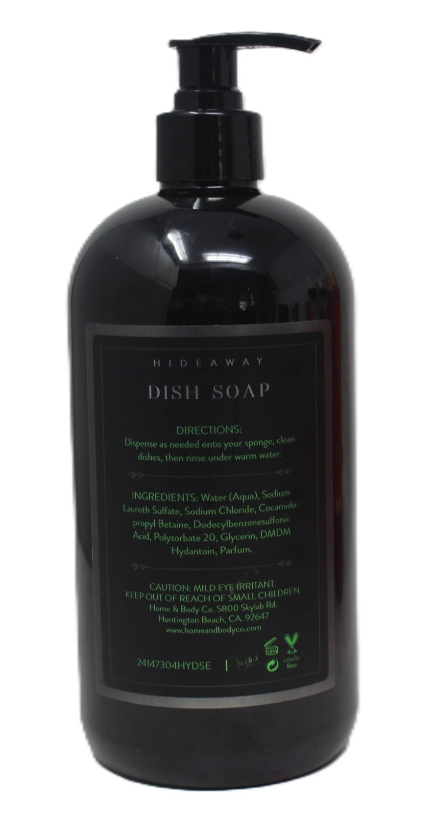 Hideaway Eucalyptus Dish Soap 25 oz Tough on Grease & Grime Brand New