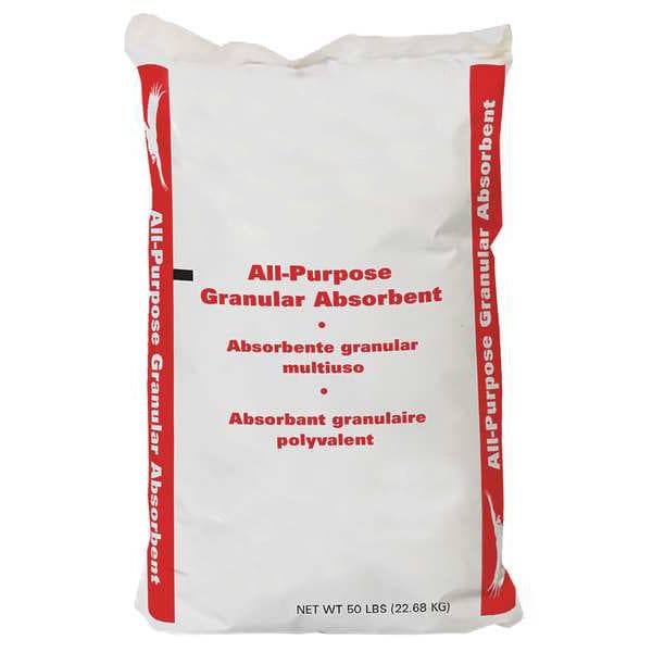 Condor Loose Absorbent, 4 Gallon Volume Absorbed per Package, 50 lb Weight Bag,