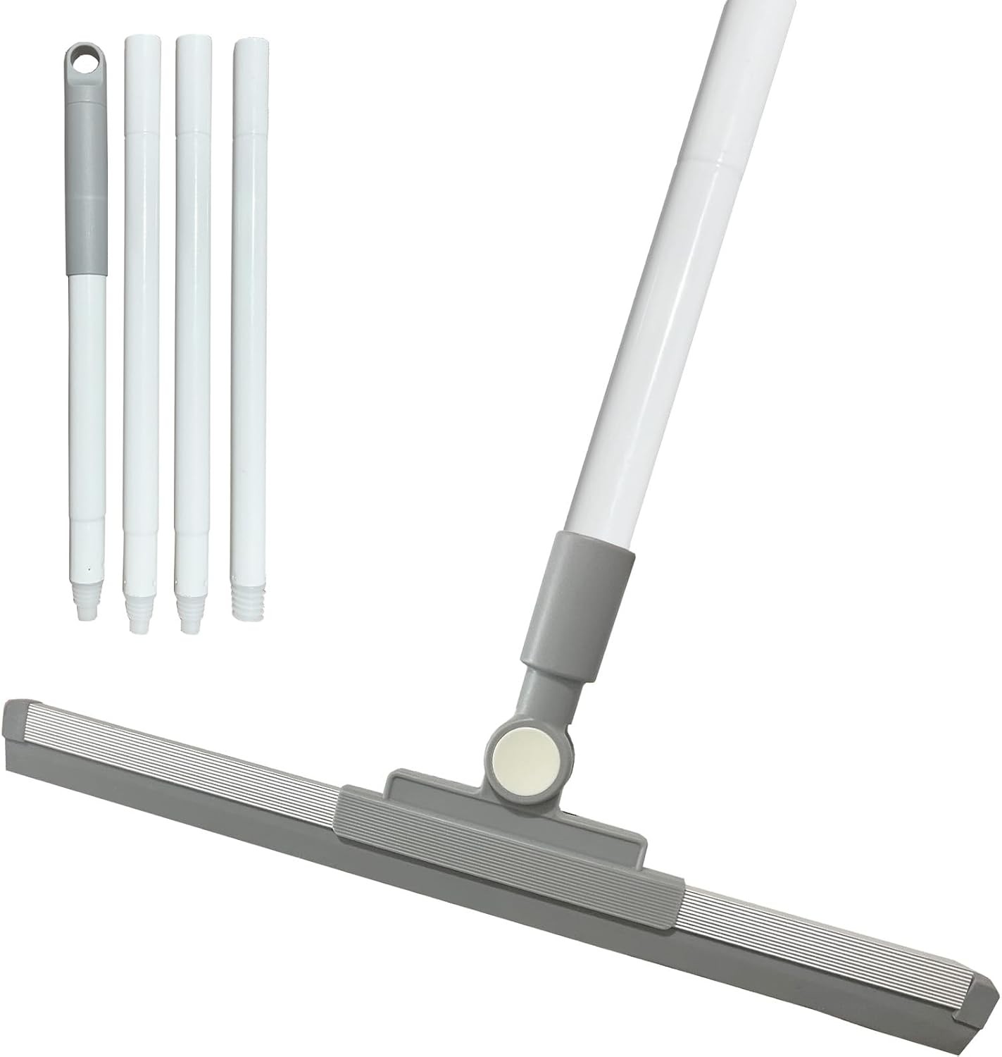 Squeegee Broom for Floor Shower Squeegee with Long Handle Rubber Wiper for