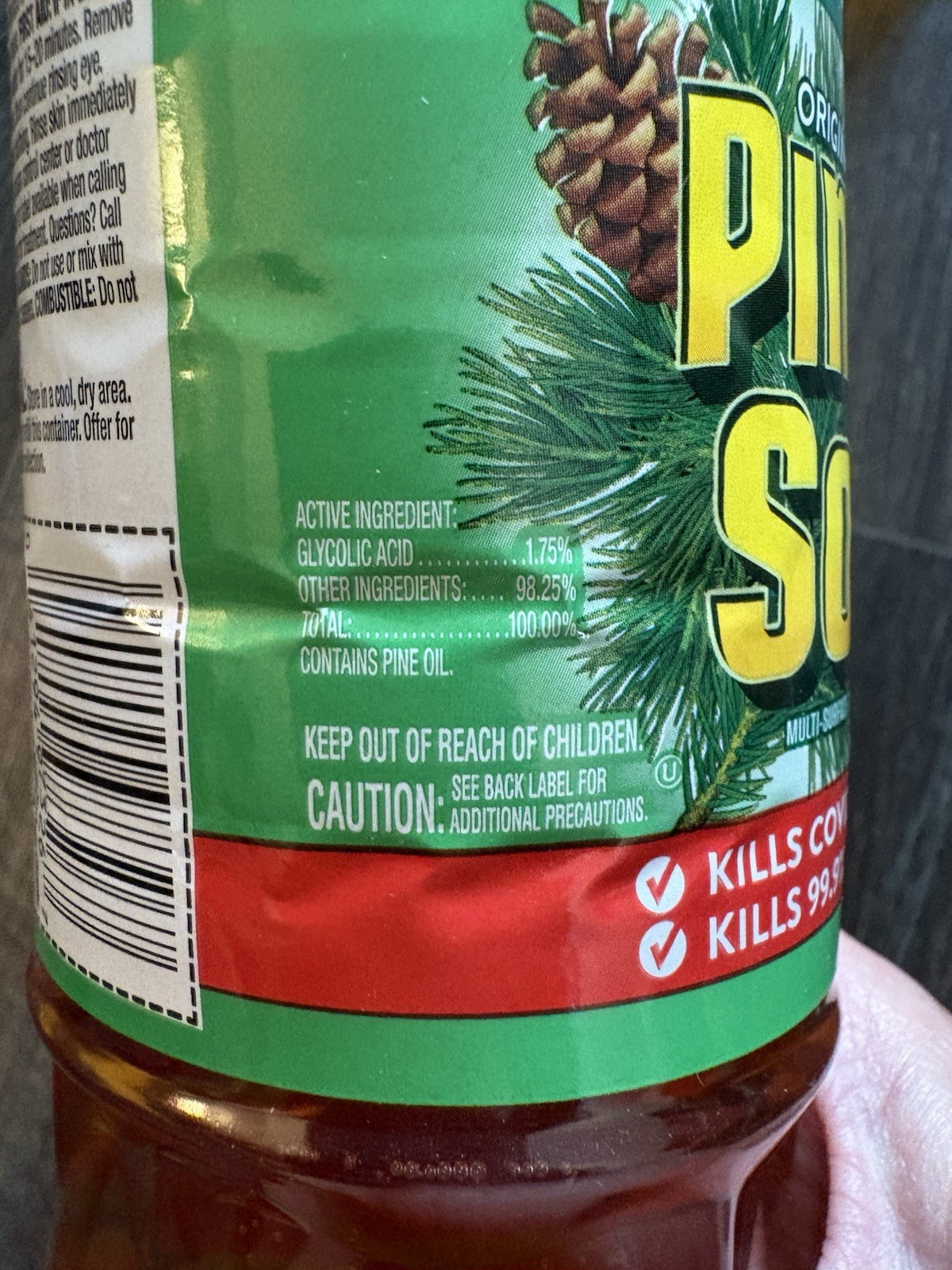 (4) Pine Sol Original Formula with Pine Oil 24 Fl Oz Each Discontinued Formula