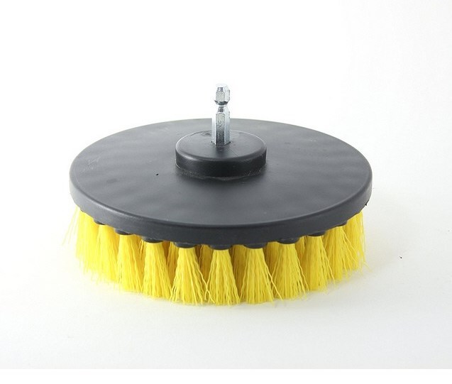 4inch 3 Piece Soft, Medium, Heavy Power Scrubbing Brush Drill Attachment