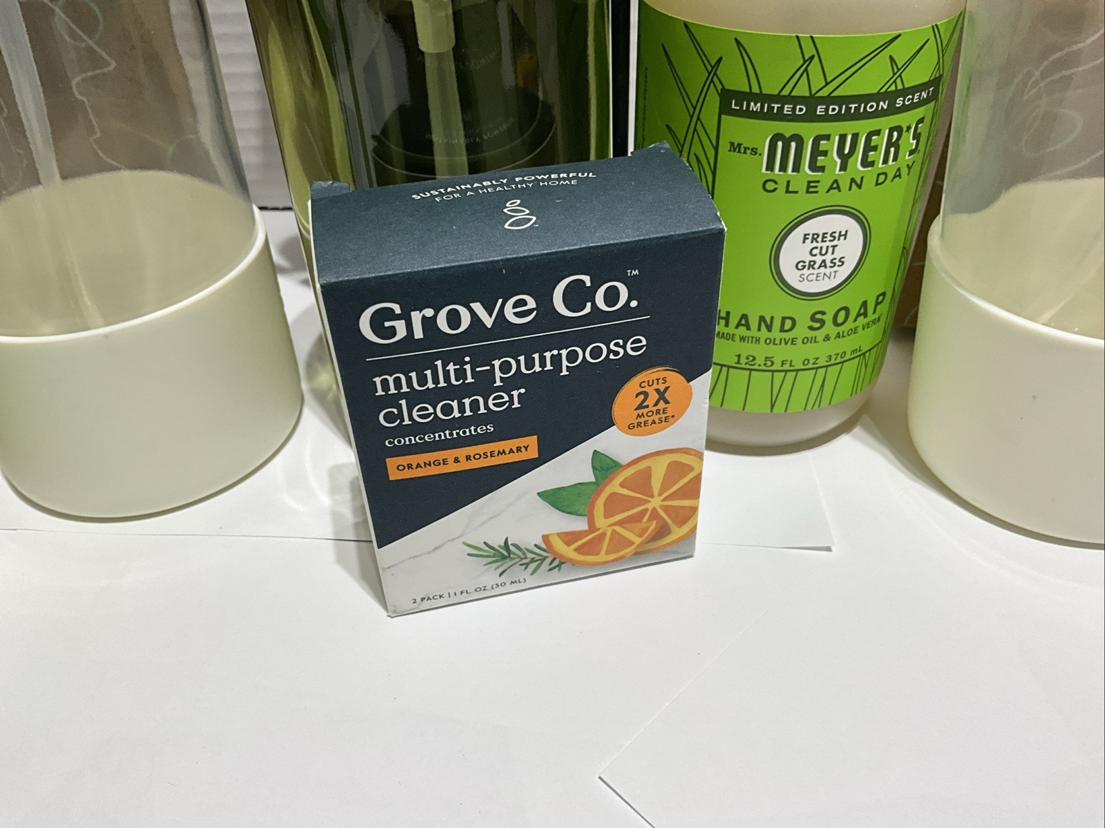 Grove Collaborative & Myers Clean Day Lot Of 9 New Items Glass Spray Bottles &