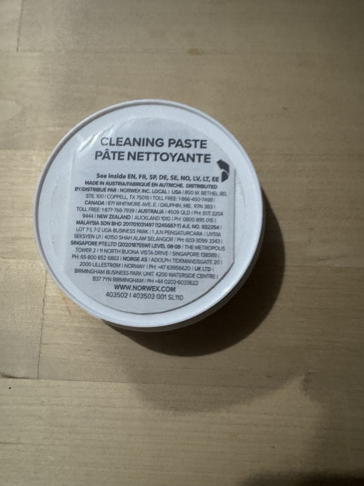 NEW Norwex Power Cleaning Paste Large Size 74mL 2.5 Oz