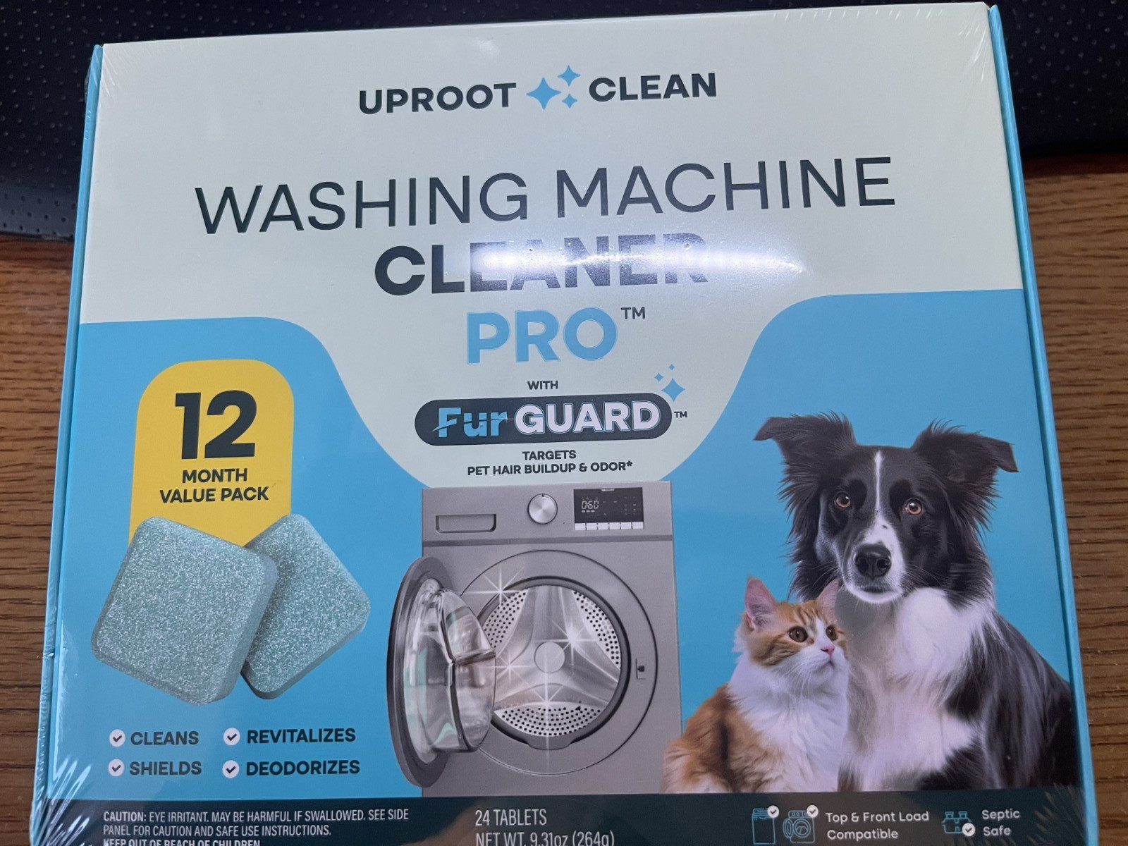 Uproot Clean Washing Machine Cleaner Tablets – 24 Pack