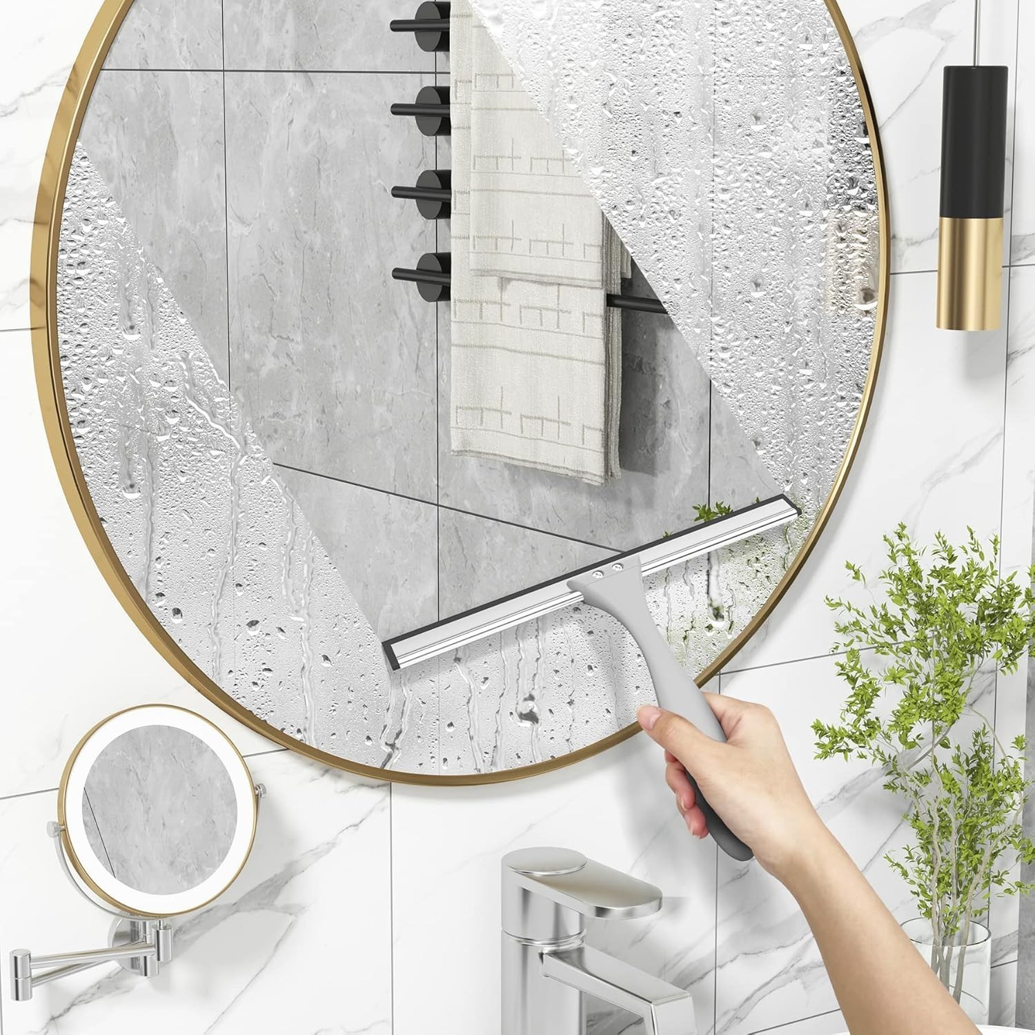 Squeegee for Glass Shower Doors Windows Mirrors Car 10 Inch All-Purpose
