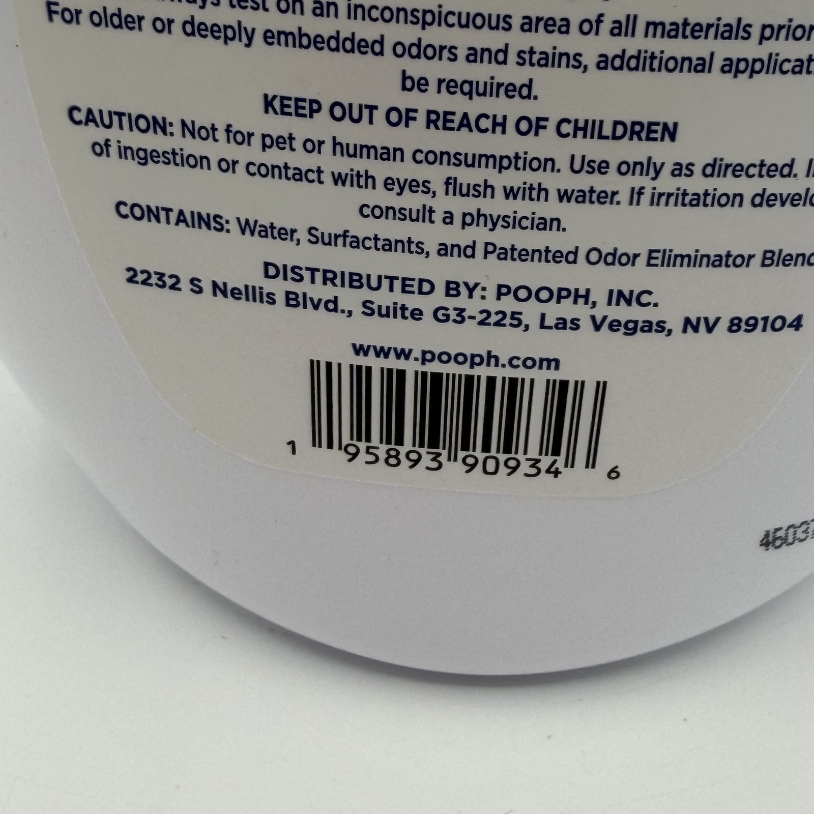 POOPH Pet Odor & Stain Eliminator 32 fl oz (1 QT) – 2-Pack with Sprayers