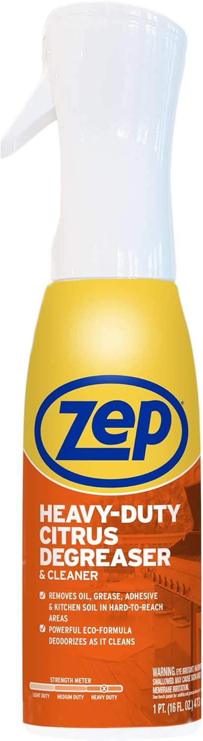 Zep Heavy Duty Citrus Degreaser and Cleaner Mist -16 fl oz ZUCIT20 – Removes Oil