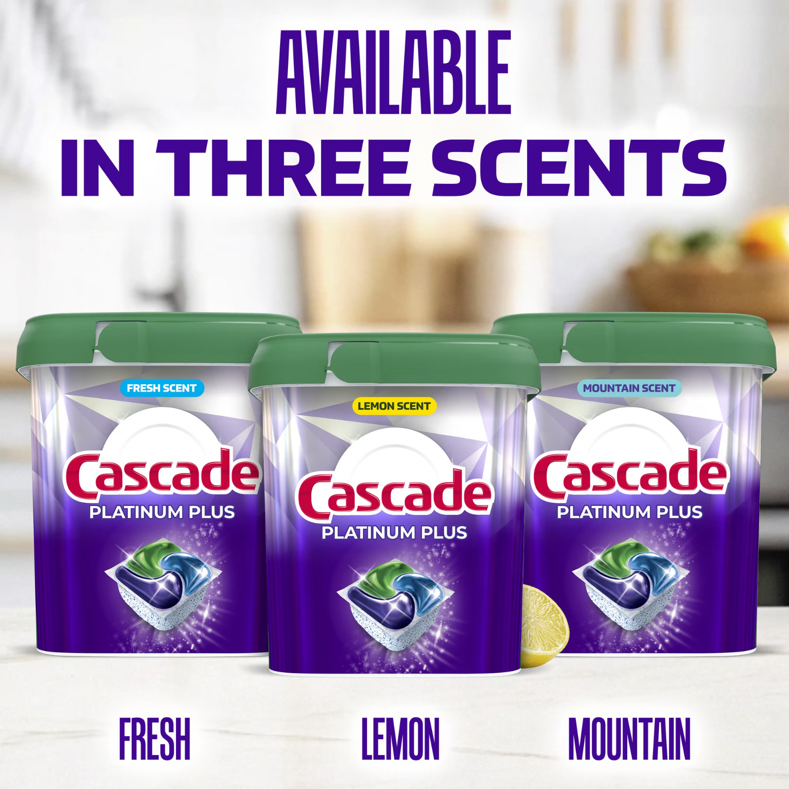 Cascade Platinum Plus Dishwasher Pods Fresh Scent 2 Pack 47 Count