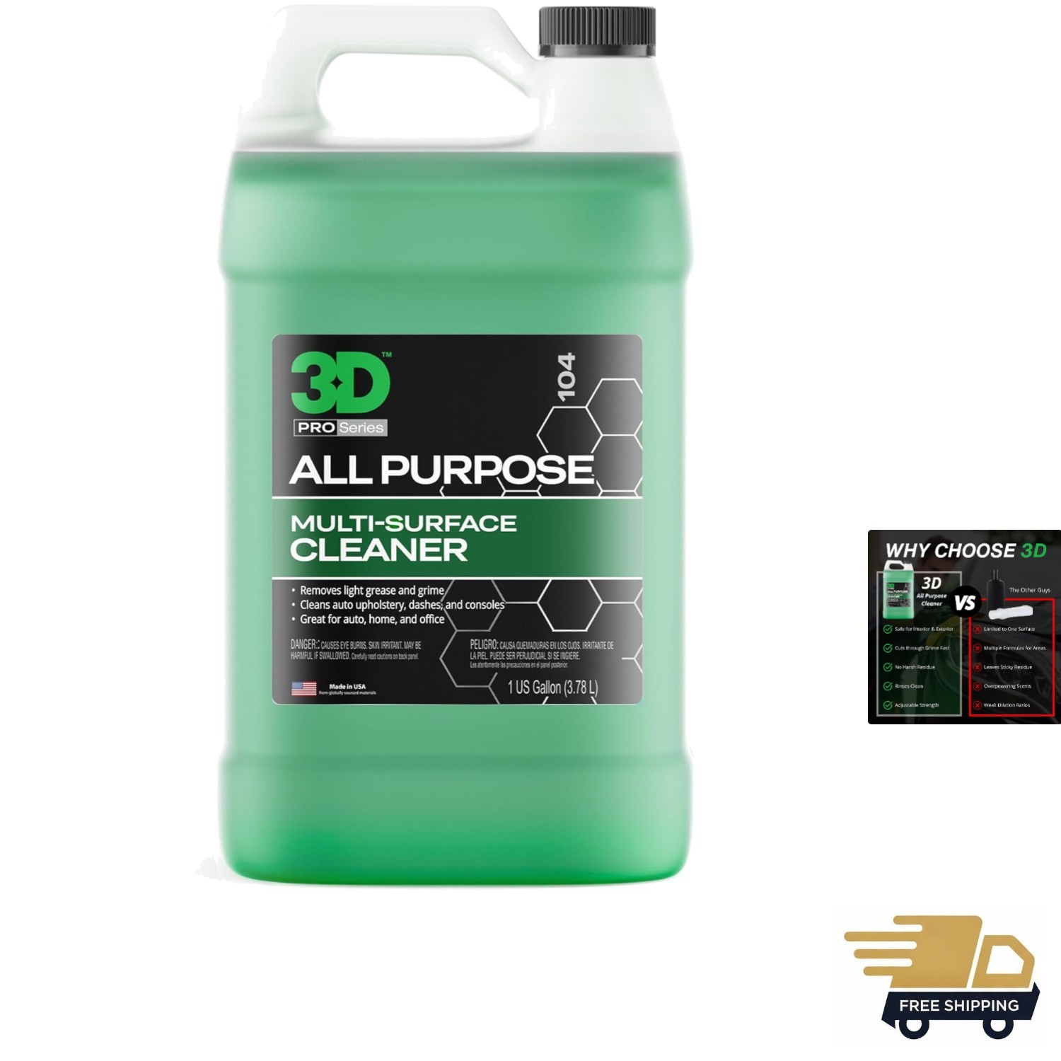 All Purpose Cleaner – High-Performance Interior & Exterior Car Cleaner for Vi…