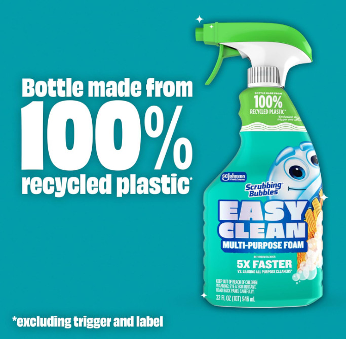 Scrubbing Bubbles Easy Clean Foaming Bleach-Free Bathroom All Purpose Cleaner, F