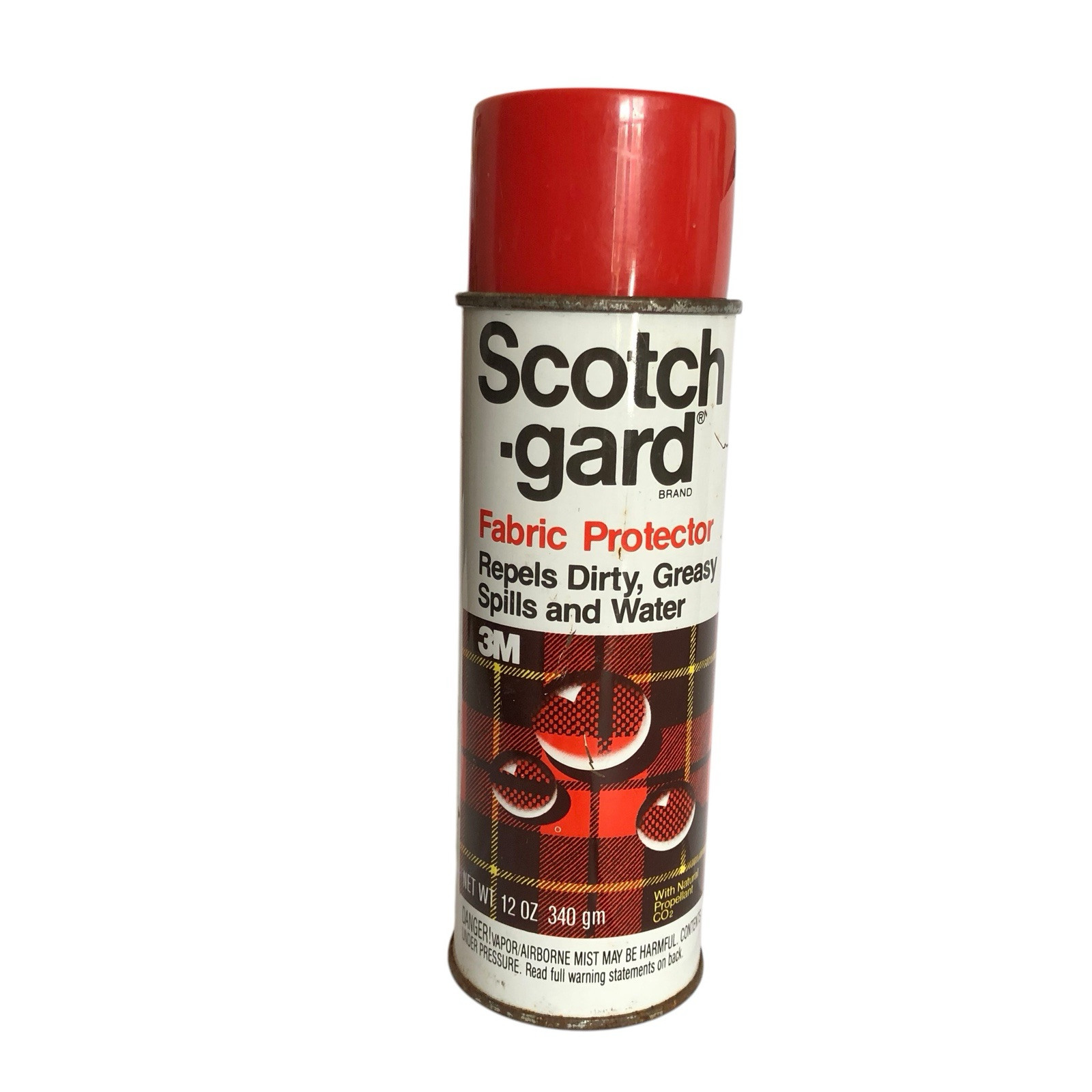 3M Scotchgard Fabric Protector Upholstery 12 oz Repels Vintage Prop
