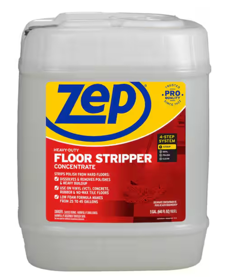 Zep Heavy-Duty Floor Stripper Concentrate (Ammonia Free) 5 Gallon