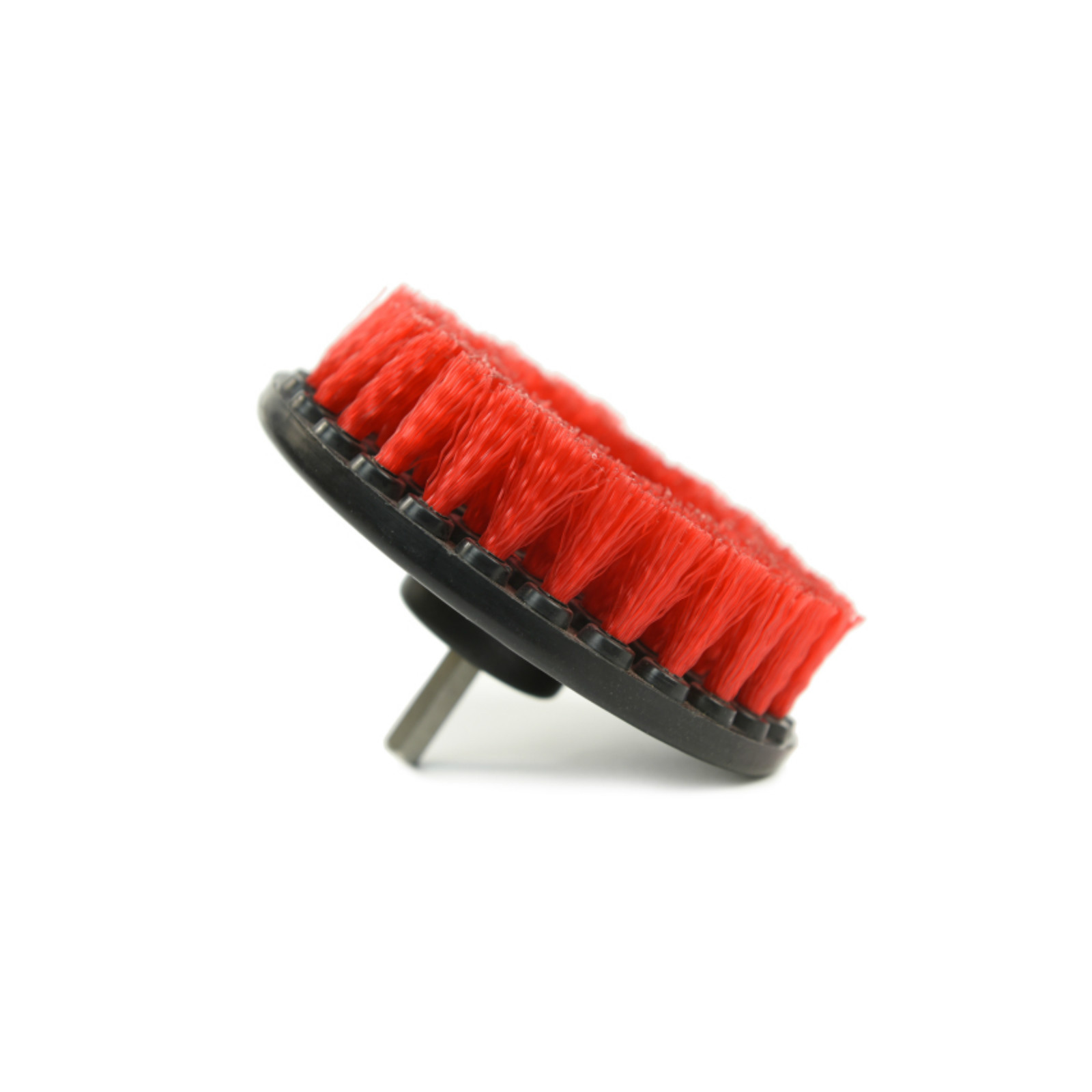 3 Pcs Carpet Mat 5″ Round Brush w/Power Drill Attachment (Soft, Medium, Heavy)