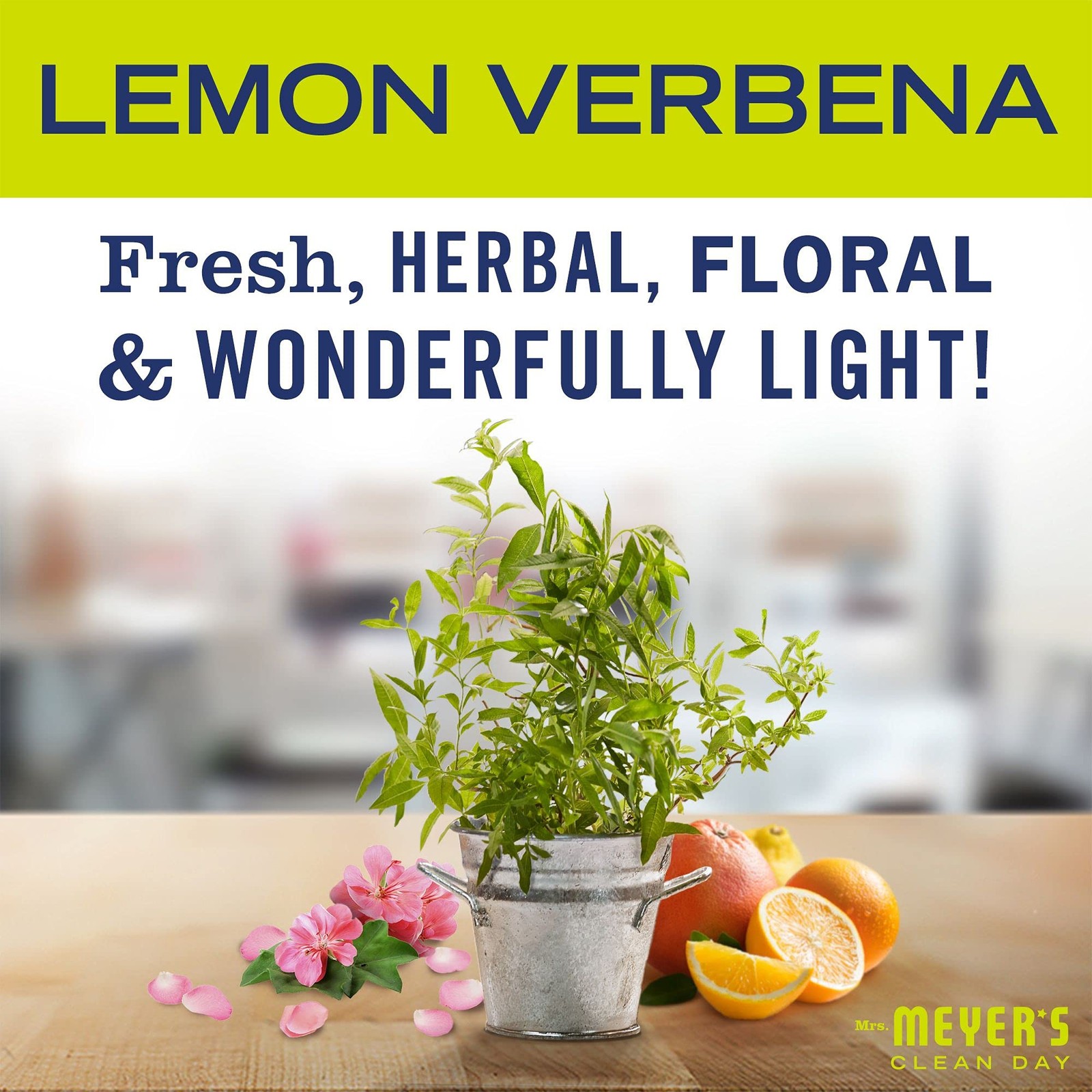 CLEAN DAY All-Purpose Cleaner Spray, Cruelty Free Formula, Lemon Verbena, 16 …