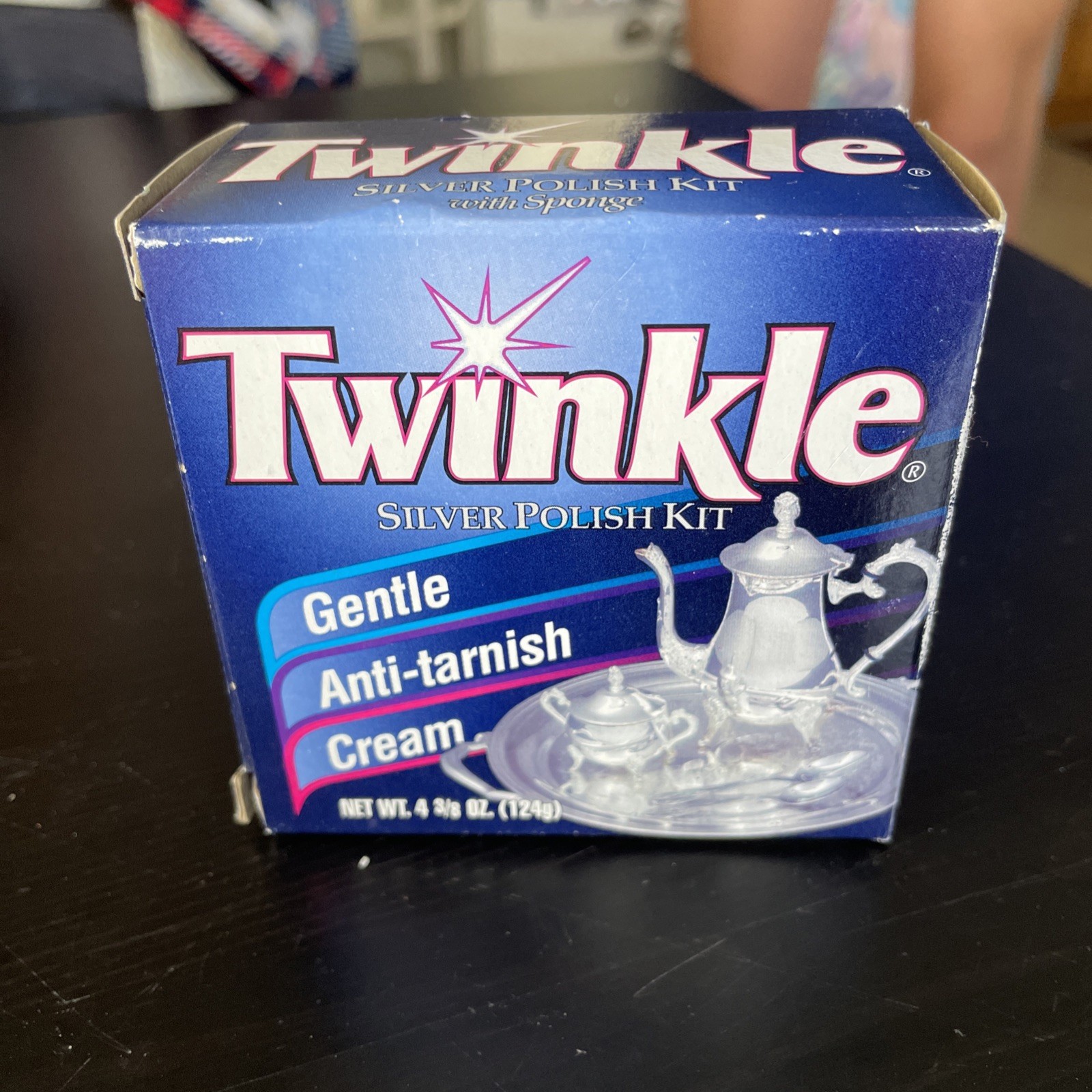 Twinkle Silver Polish Kit 4 3/8oz Jar Anti Tarnish