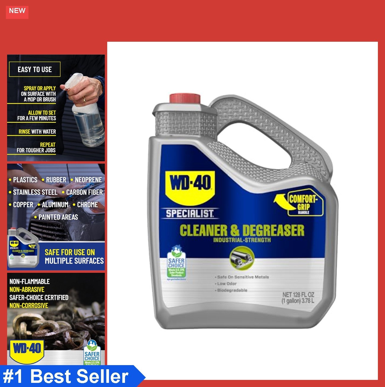 Multi Surface Cleaner Degreaser One Gallon Bio Solvent Non Flammable Low Odor