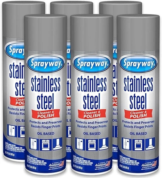 Sprayway Stainless Steel Cleaner and Polisher (15 oz, 6 pk.)