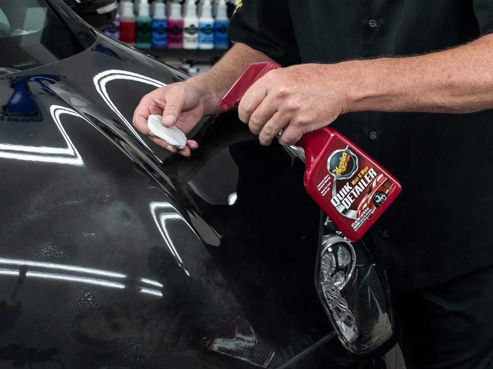 Meguiars Quik Detailer, Mist Wipe Car Detailing Spray, Clear Light *