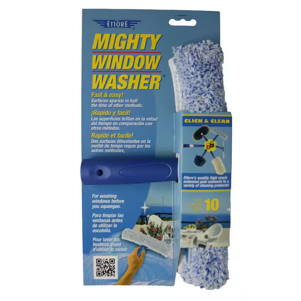 10 In. Mighty Window Washer Scrubber
