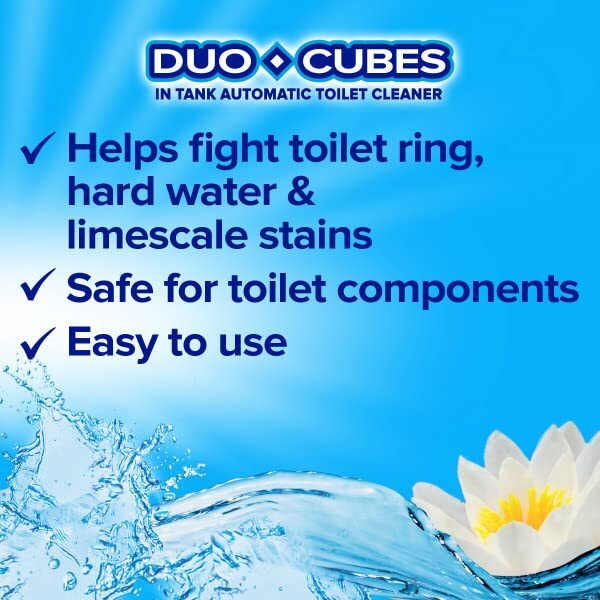 Soft Scrub Tank Toilet Cleaner Duo-Cubes Flush Ring lime Sapphire Waters 7 PK