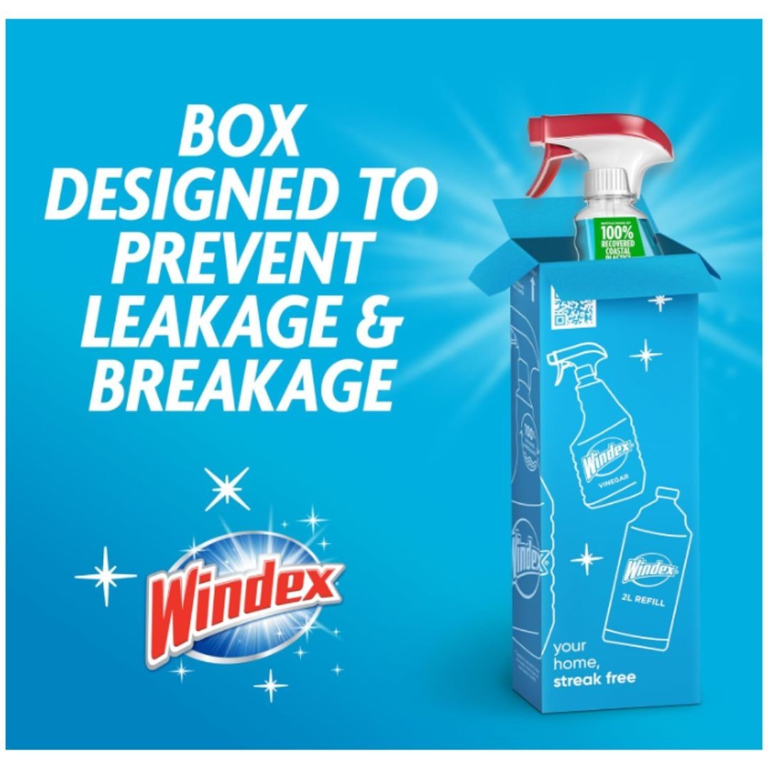 Windex Glass and Window Cleaner Spray Bottle, Original Blue, 23 fl oz