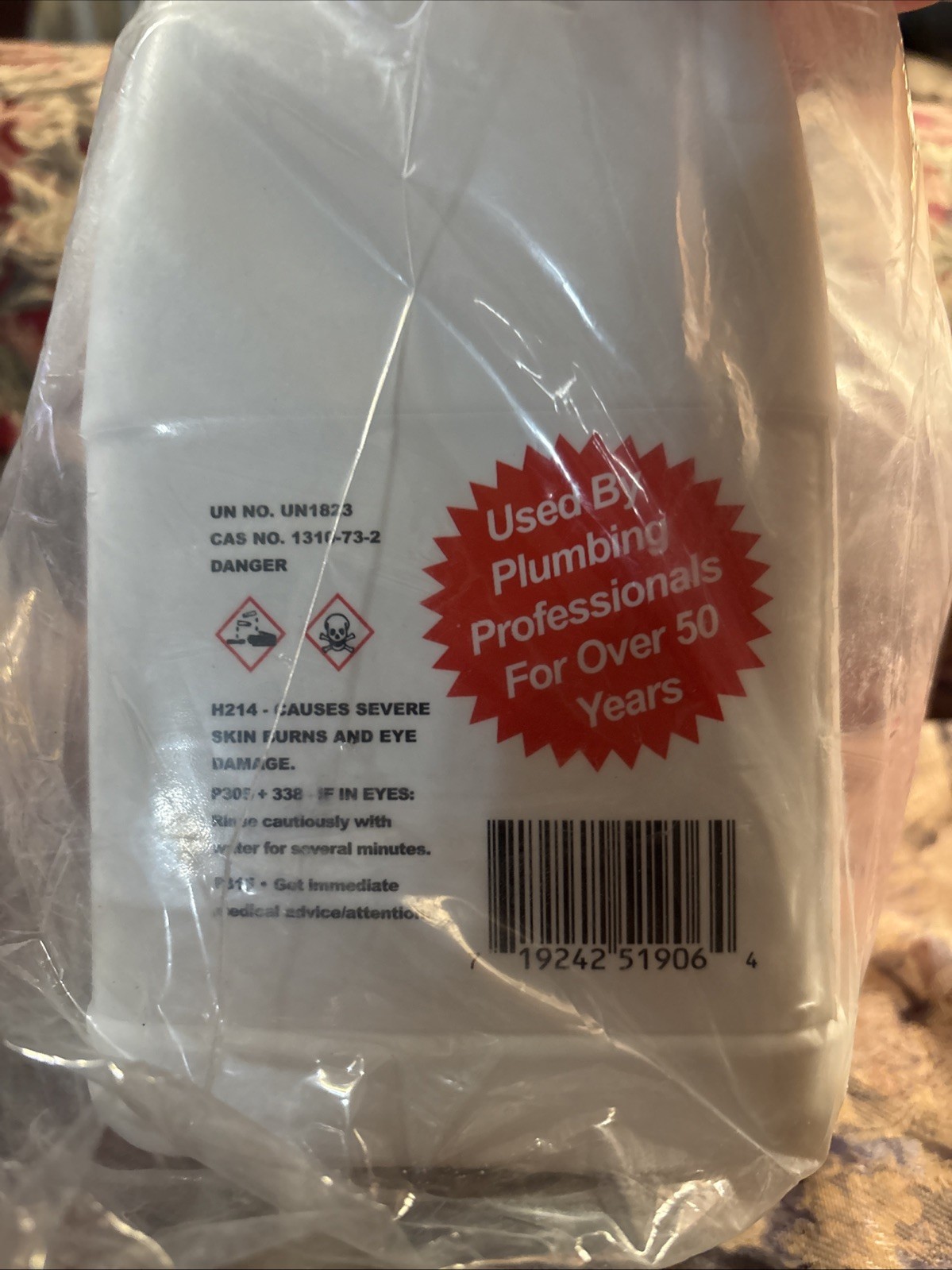 New Thrift FBA_T-600 Alkaline Based 6 lb. Granular Drain Cleaner, White…Sealed