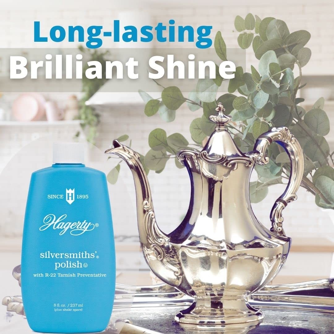 Silver Polish Cleaner Tarnish Remover for Jewelry Silverware 8oz USA