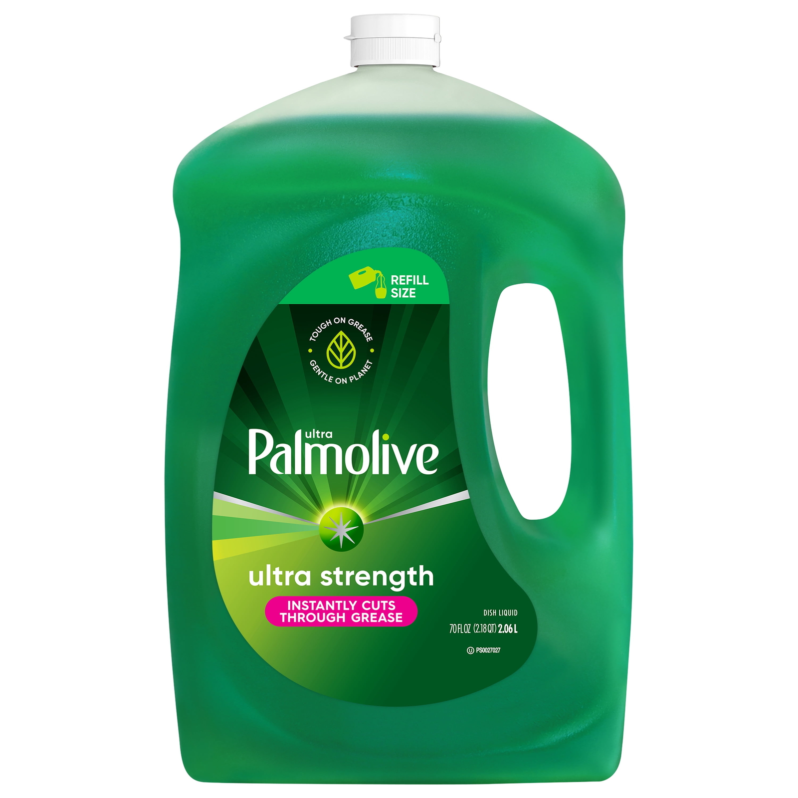 Ultra Strength Liquid Dish Soap, Original Green – 70 Fluid Ounce